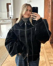 Oversized Bomber Jacket - Nova