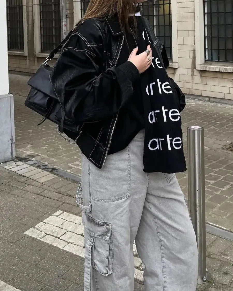 Oversized Bomber Jacket - Nova
