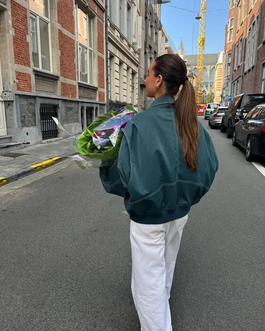 Oversized Bomber Jacket - Nova