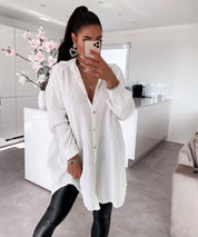 Oversized Muslin Shirt - Freya