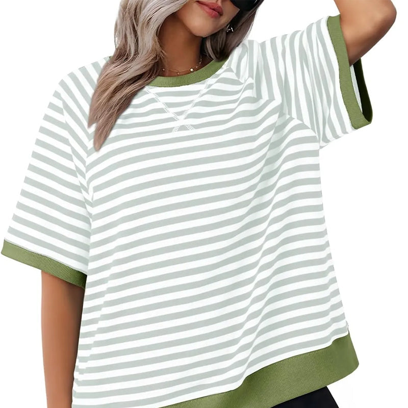 Oversized Striped T-Shirt - Julia