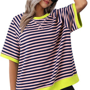 Oversized Striped T-Shirt - Julia