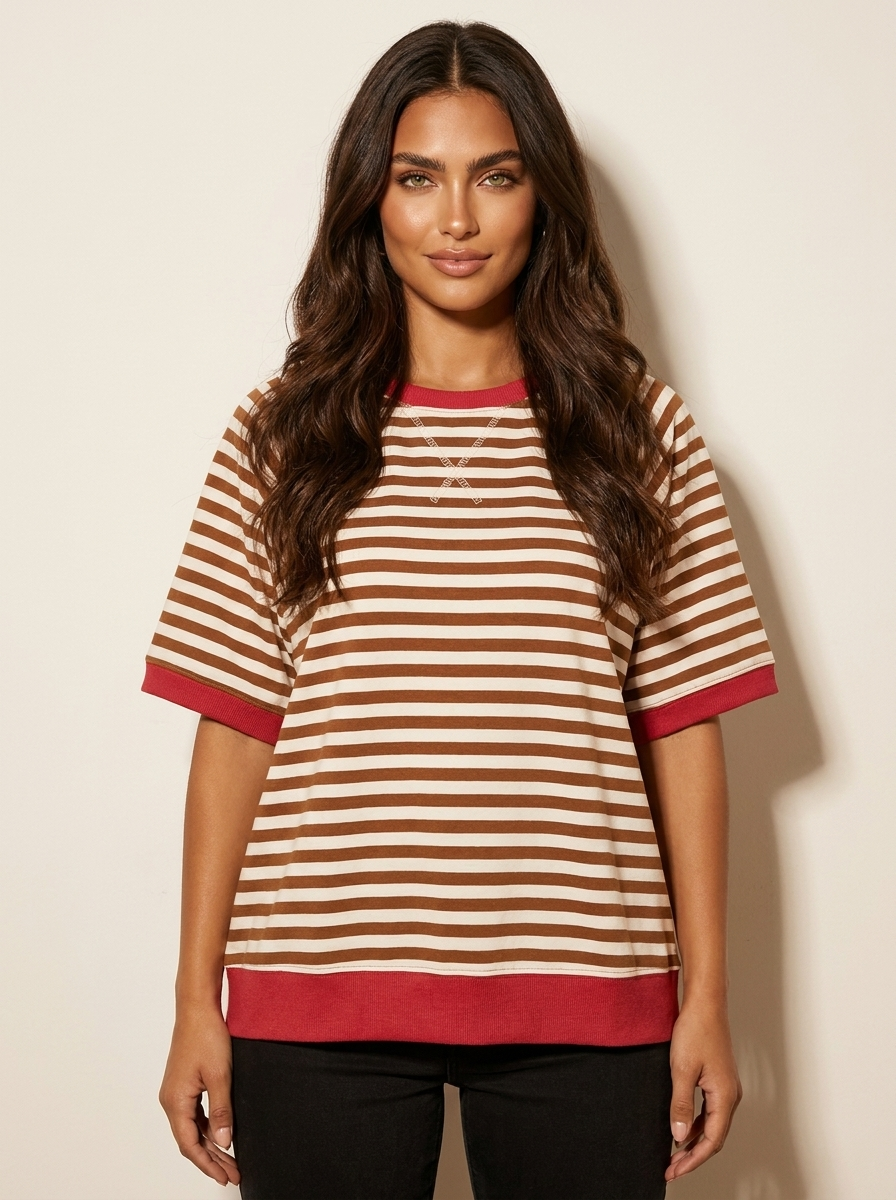 Oversized Striped T-Shirt - Julia
