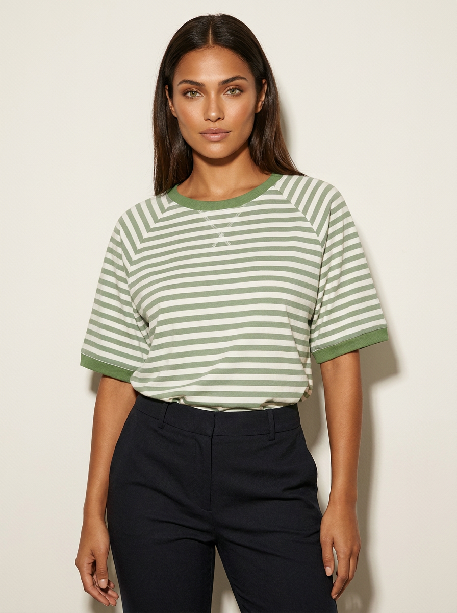 Oversized Striped T-Shirt - Julia