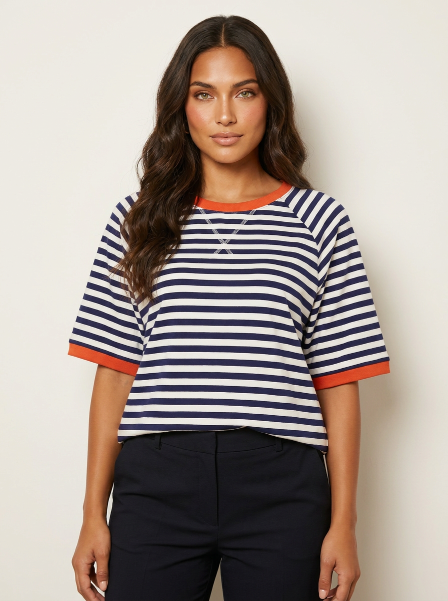 Oversized Striped T-Shirt - Julia