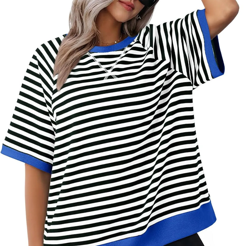 Oversized Striped T-Shirt - Julia