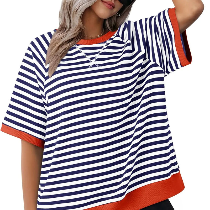 Oversized Striped T-Shirt - Julia