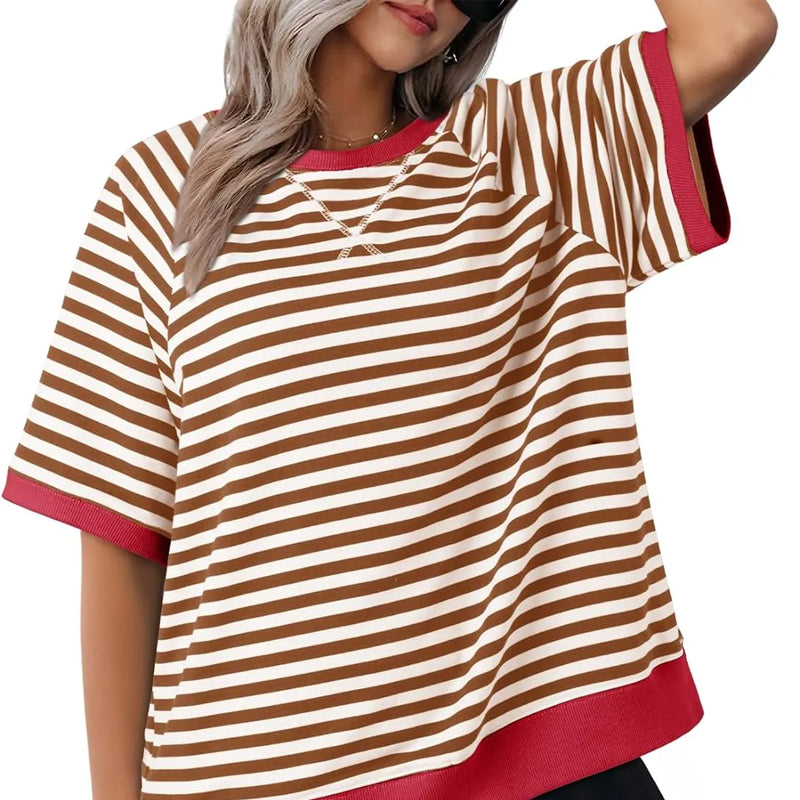 Oversized Striped T-Shirt - Julia