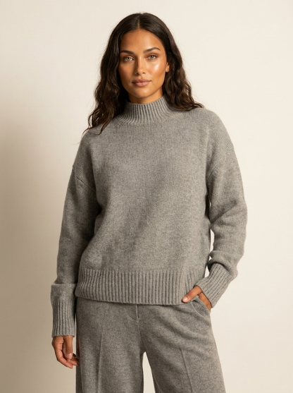 Oversized soft knit turtleneck - Valérie