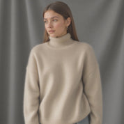 Oversized soft knit turtleneck - Valérie