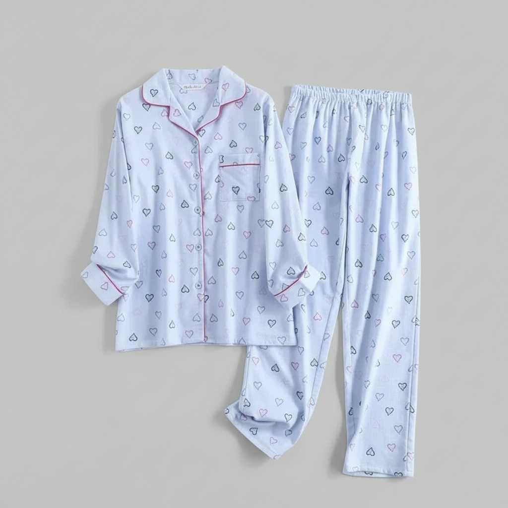 Plaid Cotton Flannel Pajama Set | Women's Sleepwear