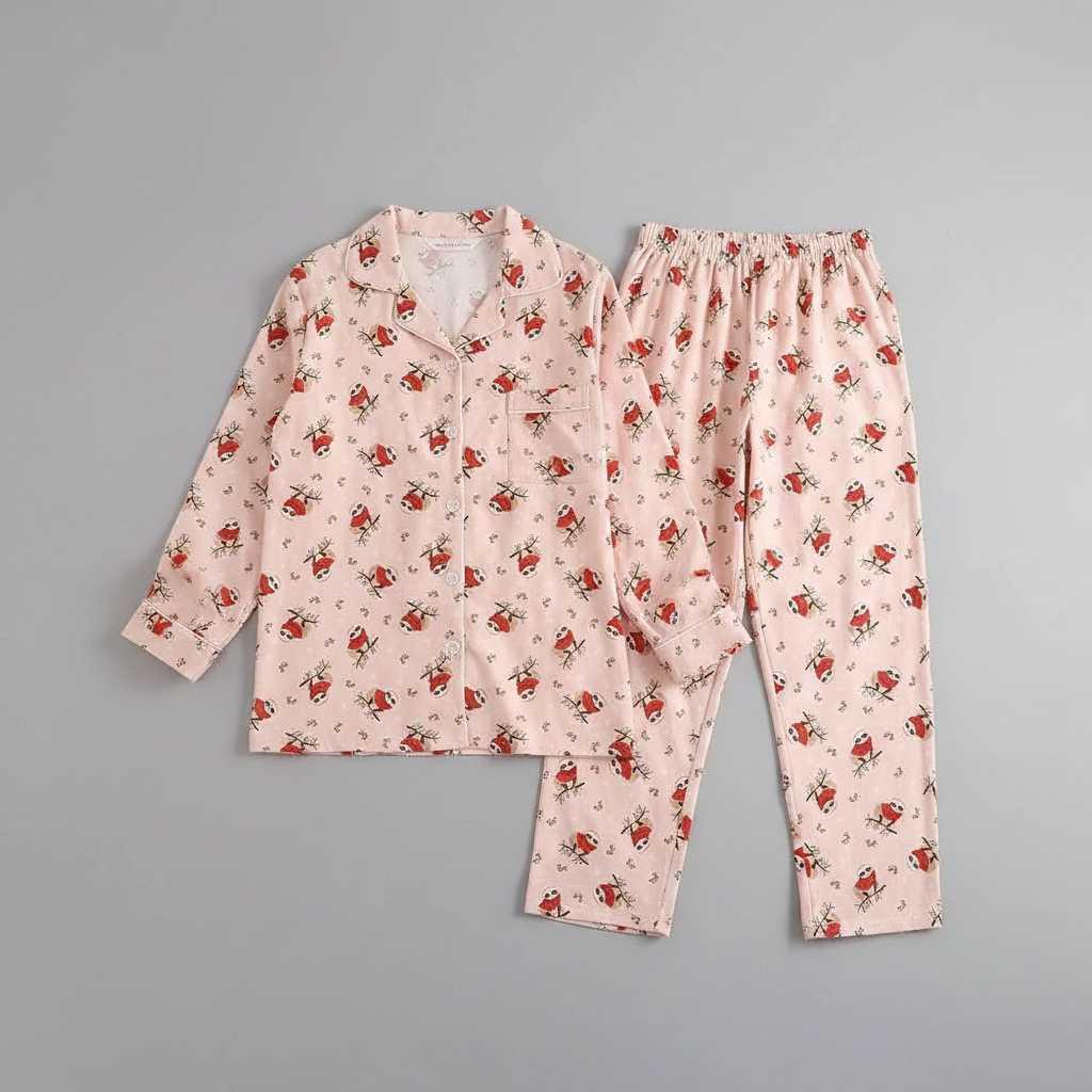 Plaid Cotton Flannel Pajama Set | Women's Sleepwear