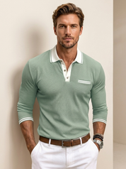 Premium Contrast Collar Shirt - Matteo