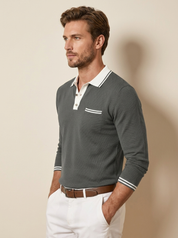 Premium Contrast Collar Shirt - Matteo