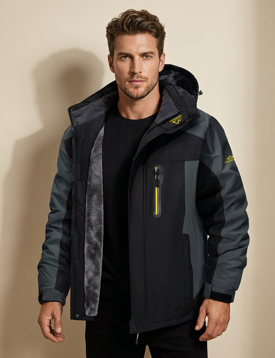 Premium Fleece-Lined Winter Jacket - Mason