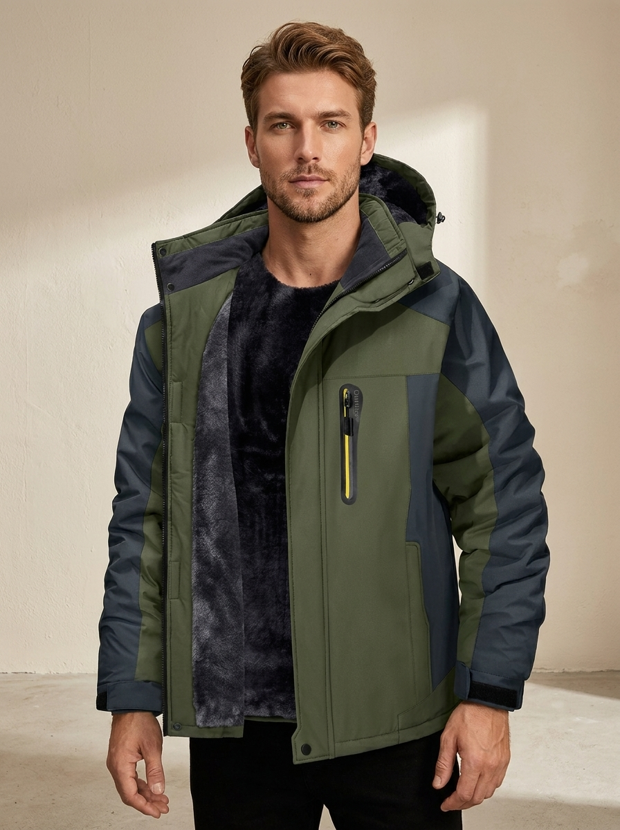 Premium Fleece-Lined Winter Jacket - Mason