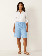 Relaxed Linen Blend Shorts - Madeline