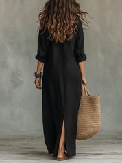 Relaxed Maxi Shirt Dress - Aria