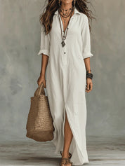 Relaxed Maxi Shirt Dress - Aria