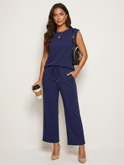 Relaxed Wide-Leg Co-Ord Set - Ava
