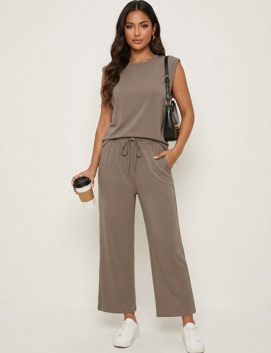 Relaxed Wide-Leg Co-Ord Set - Ava