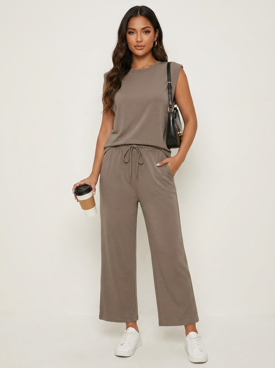 Relaxed Wide-Leg Co-Ord Set - Ava