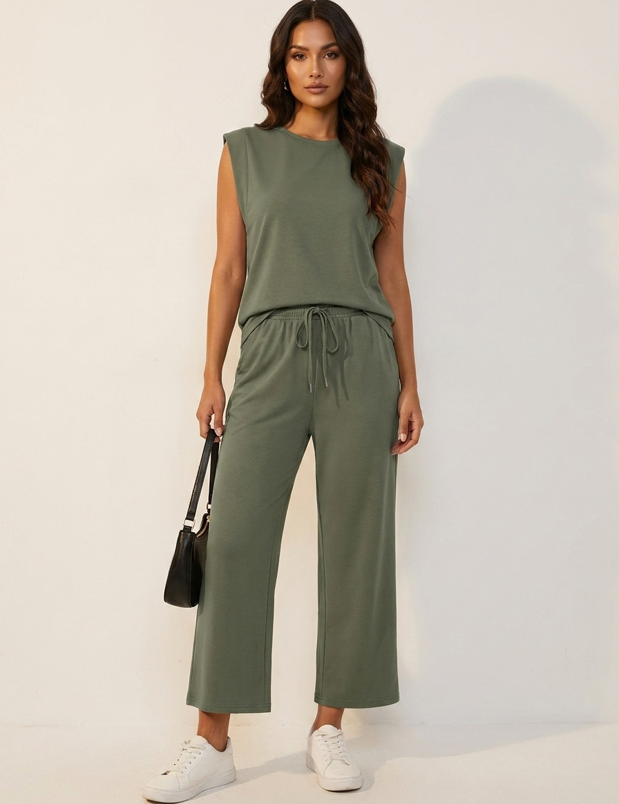 Relaxed Wide-Leg Co-Ord Set - Ava