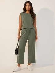 Relaxed Wide-Leg Co-Ord Set - Ava