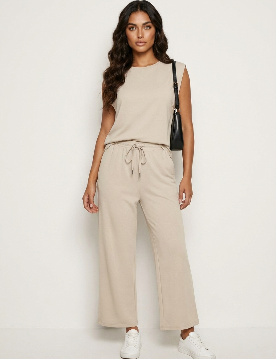 Relaxed Wide-Leg Co-Ord Set - Ava