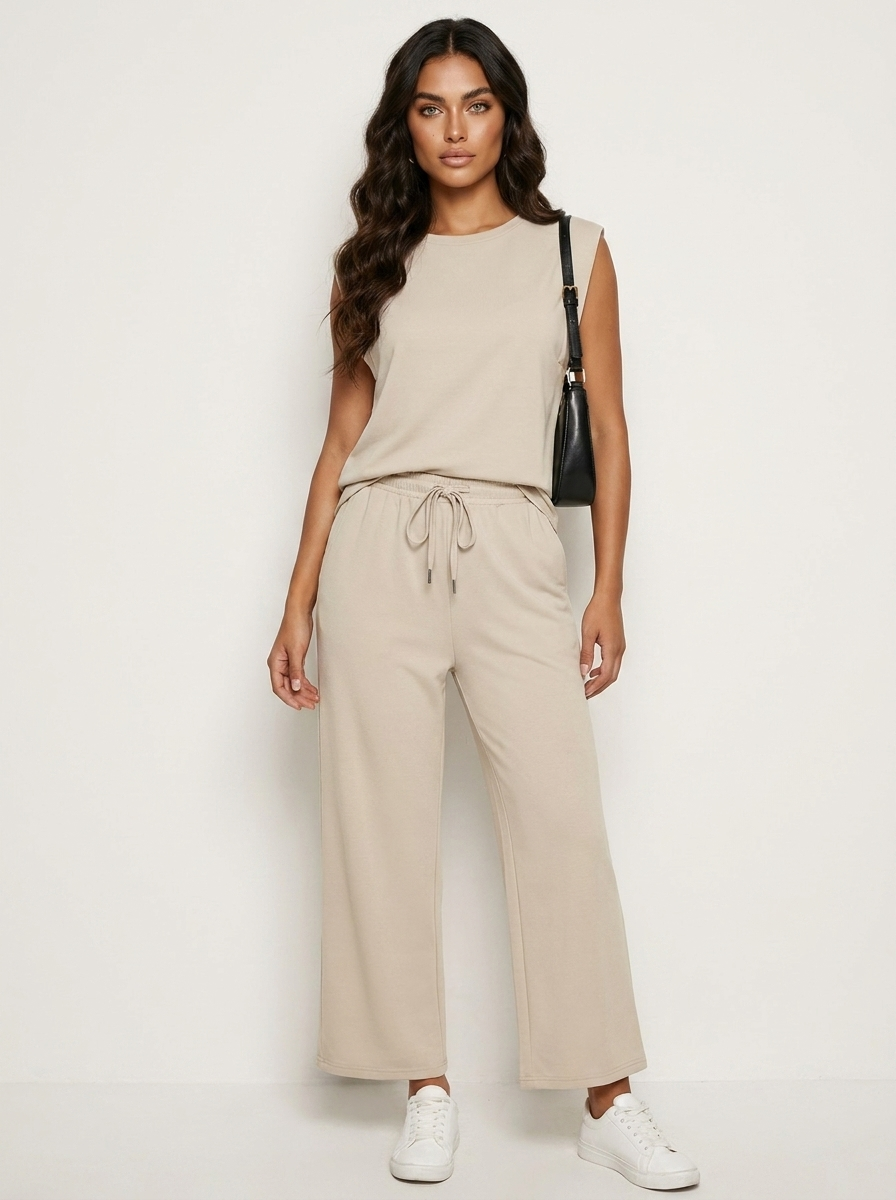 Relaxed Wide-Leg Co-Ord Set - Ava