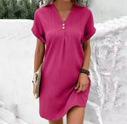 Ribbed T-Shirt Dress - Emma
