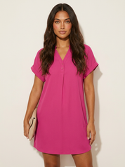 Ribbed T-Shirt Dress - Emma