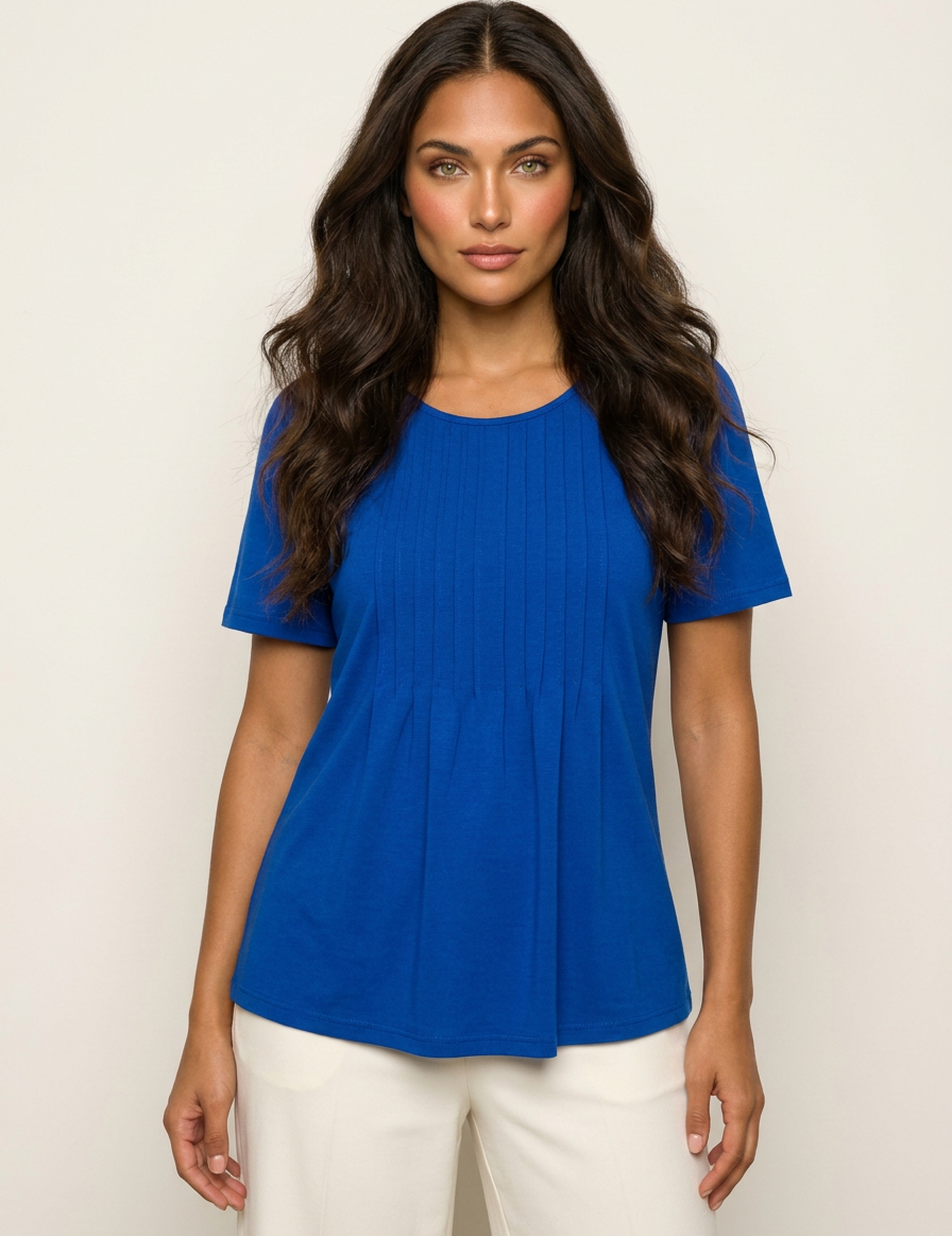 Romantic Pleated Top - Sophie