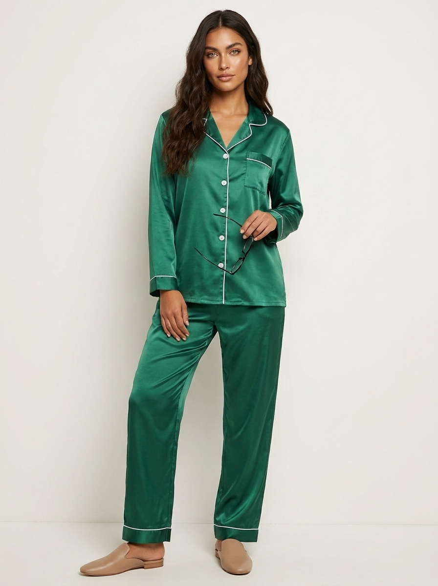 Satin Women's Pyjama Set - Olivia