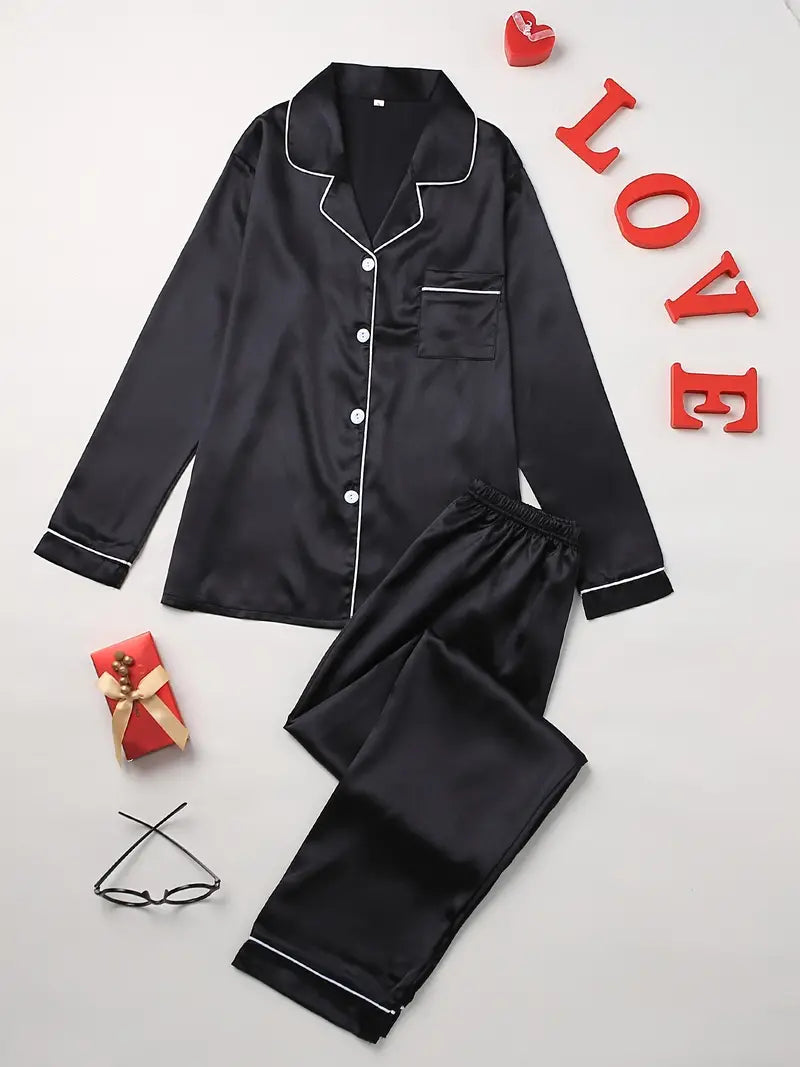 Satin Women's Pyjama Set - Olivia