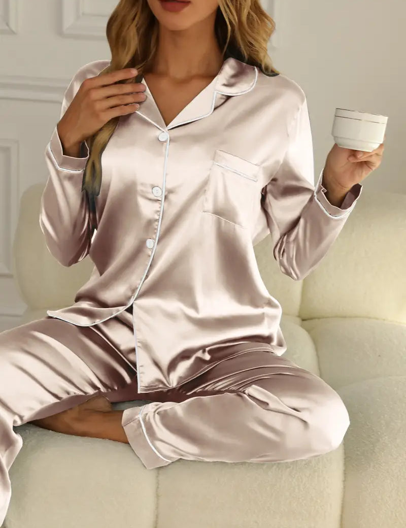 Satin Women's Pyjama Set - Olivia