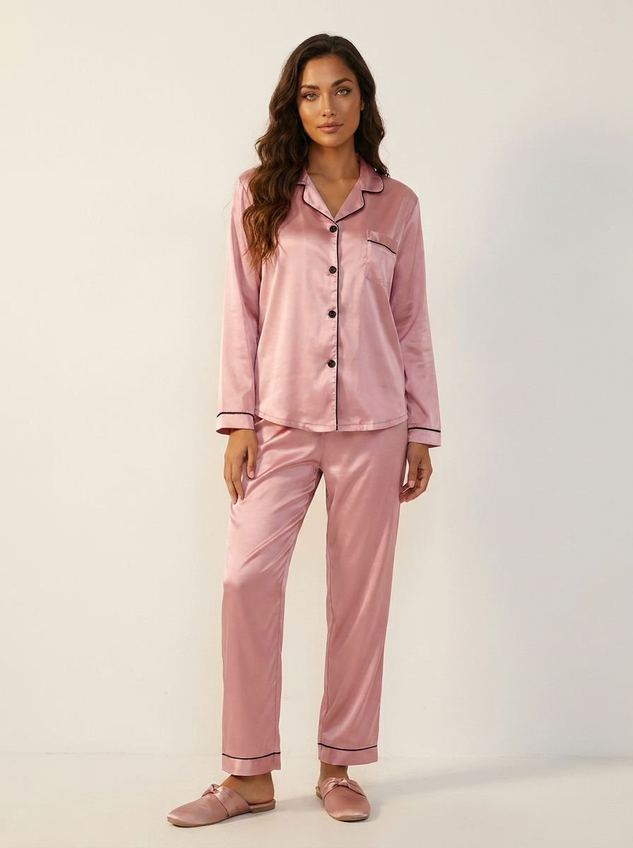 Satin Women's Pyjama Set - Olivia