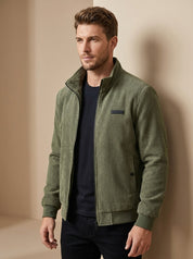 Sherpa-Lined Corduroy Jacket - Vincent