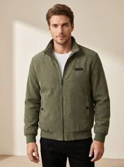 Sherpa-Lined Corduroy Jacket - Vincent