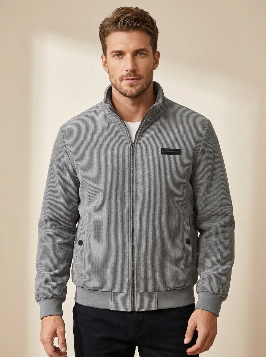 Sherpa-Lined Corduroy Jacket - Vincent