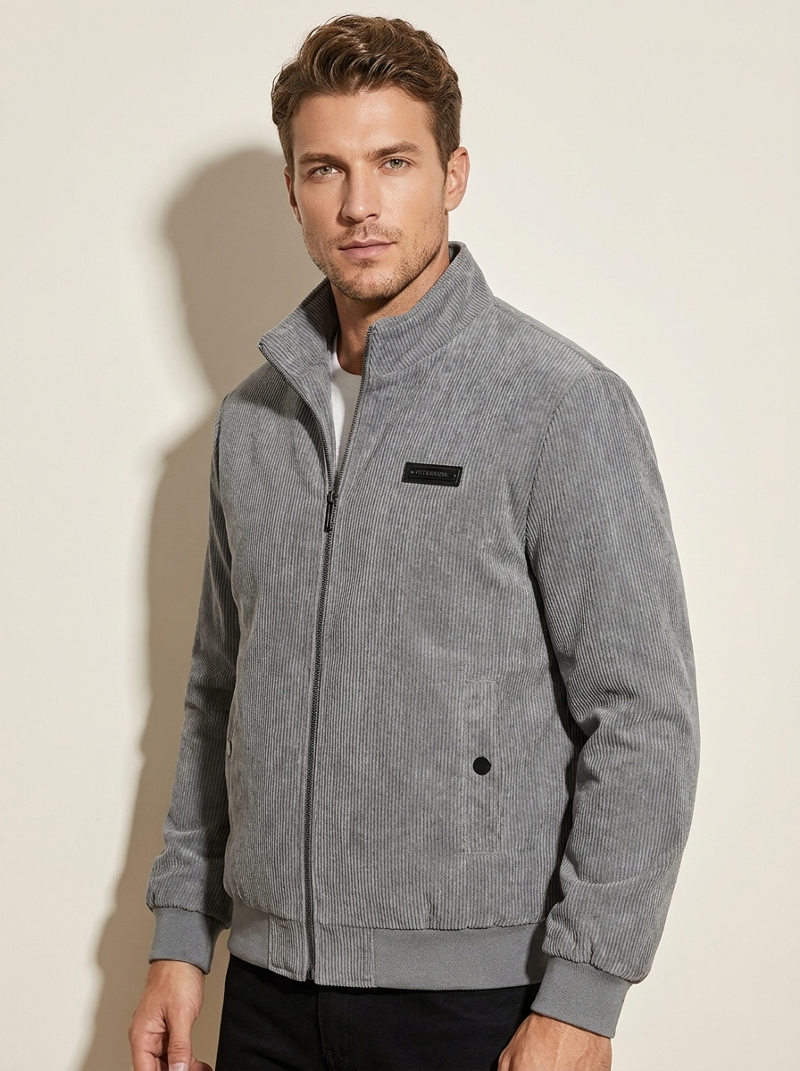 Sherpa-Lined Corduroy Jacket - Vincent