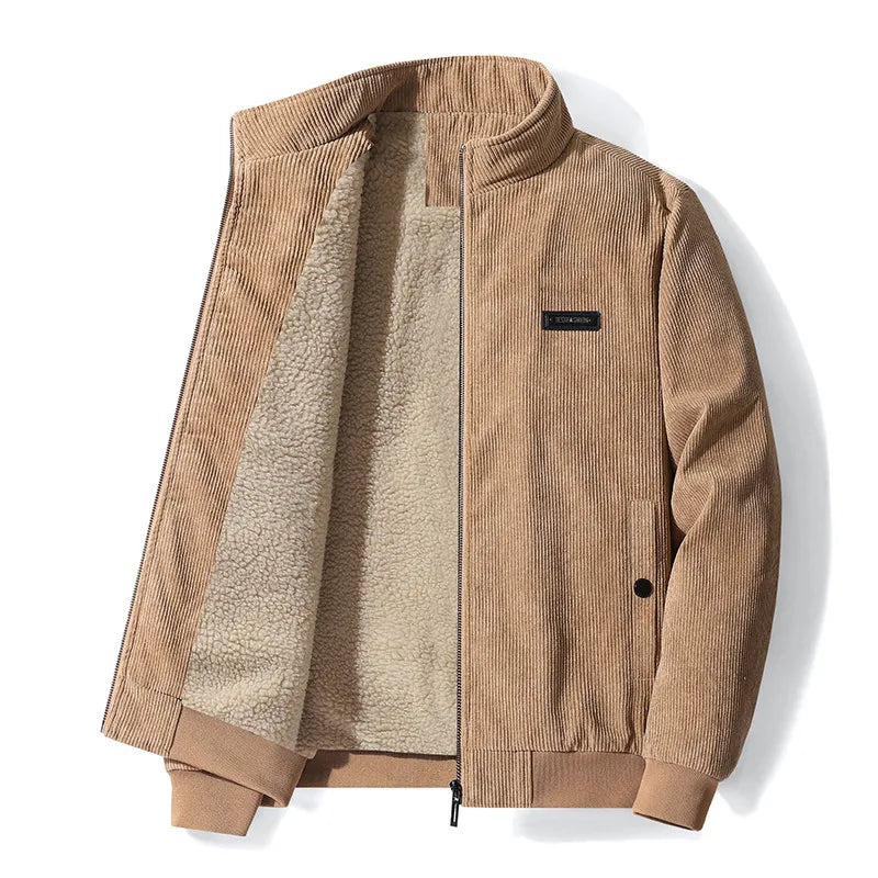 Sherpa-Lined Corduroy Jacket - Vincent