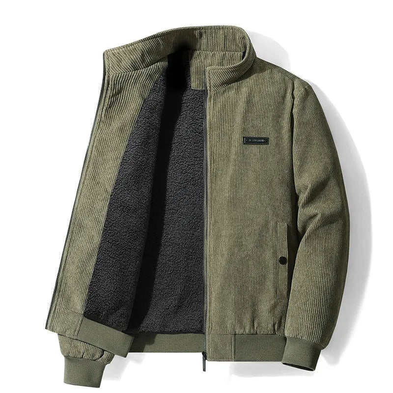 Sherpa-Lined Corduroy Jacket - Vincent