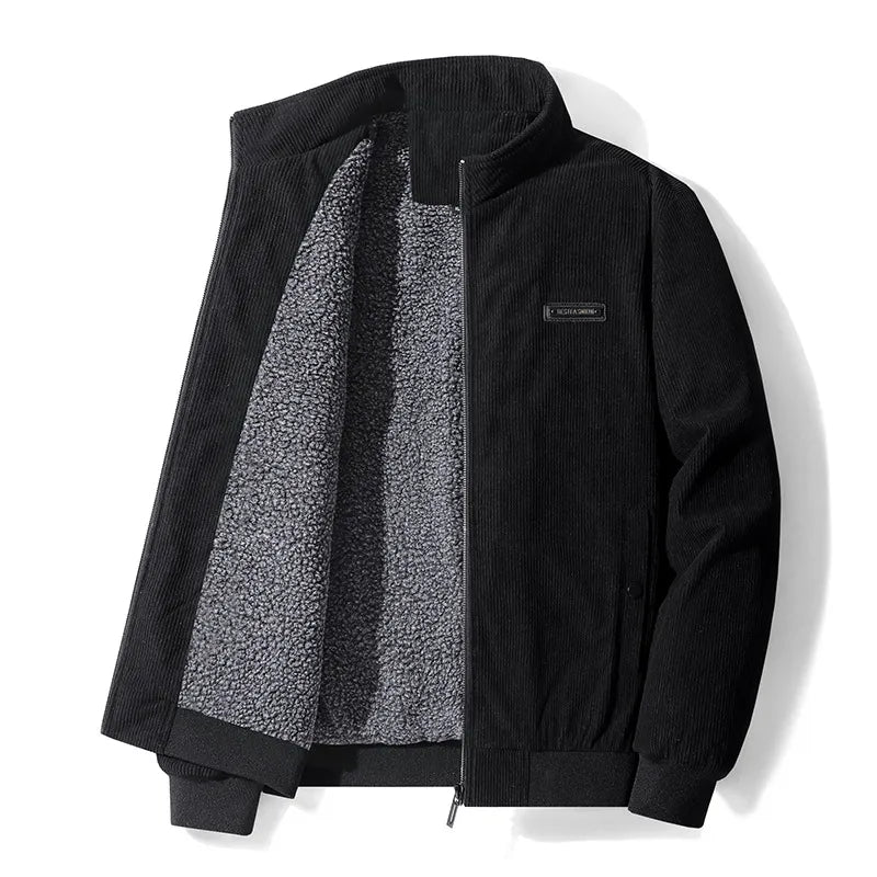 Sherpa-Lined Corduroy Jacket - Vincent