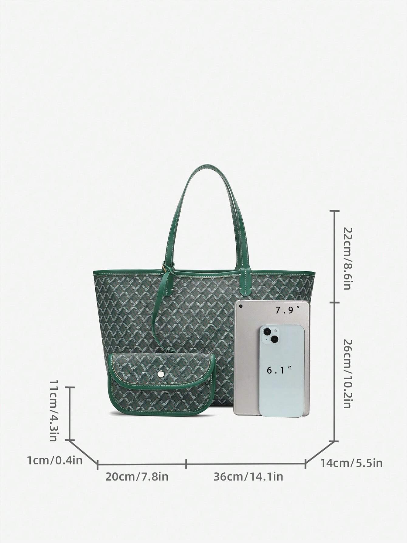 Shopper Bag with Matching Pouch - Sophie