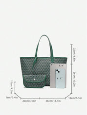 Shopper Bag with Matching Pouch - Sophie