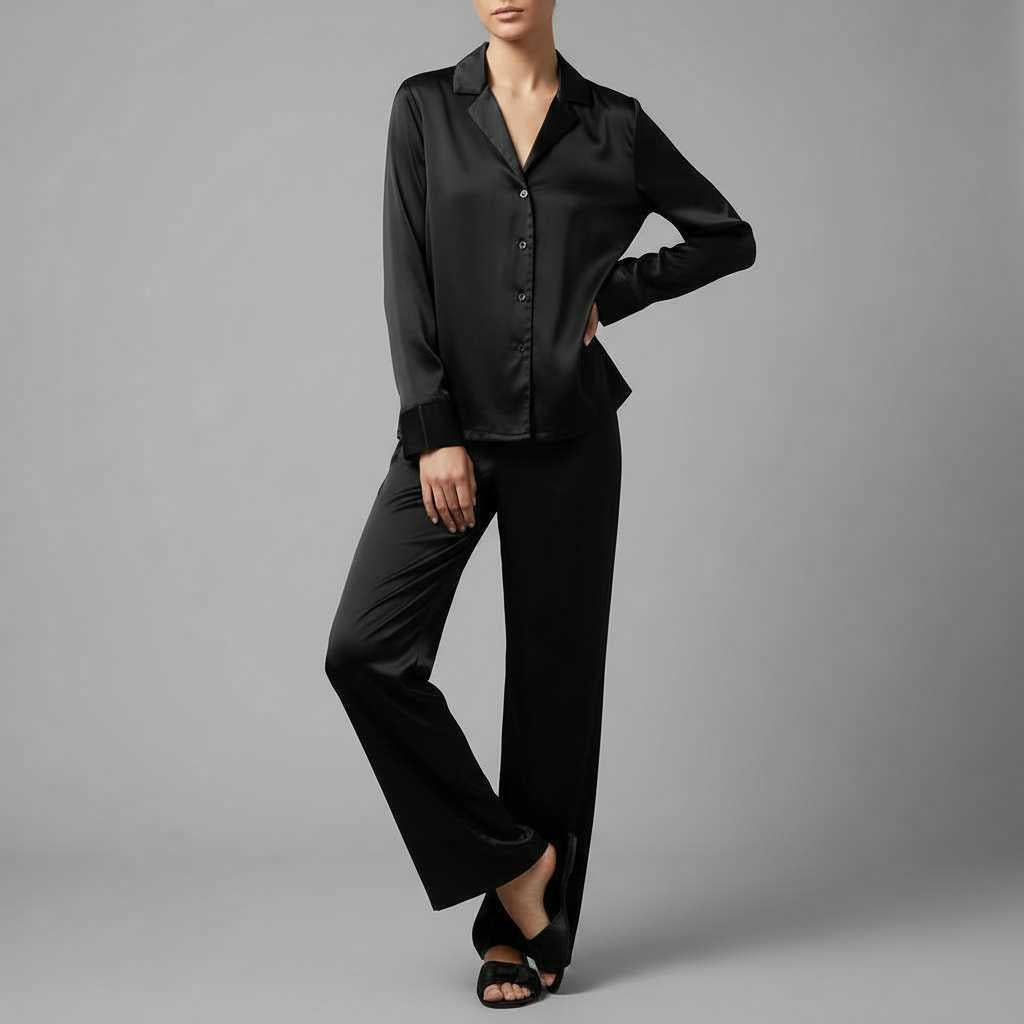 Silk Pajama Set | Elegant Sleepwear for Women