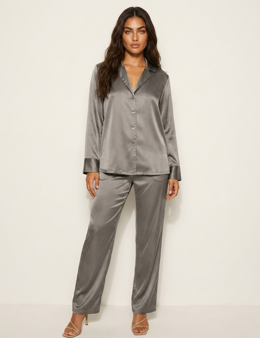 Silky Satin Pyjama Set - Isabella