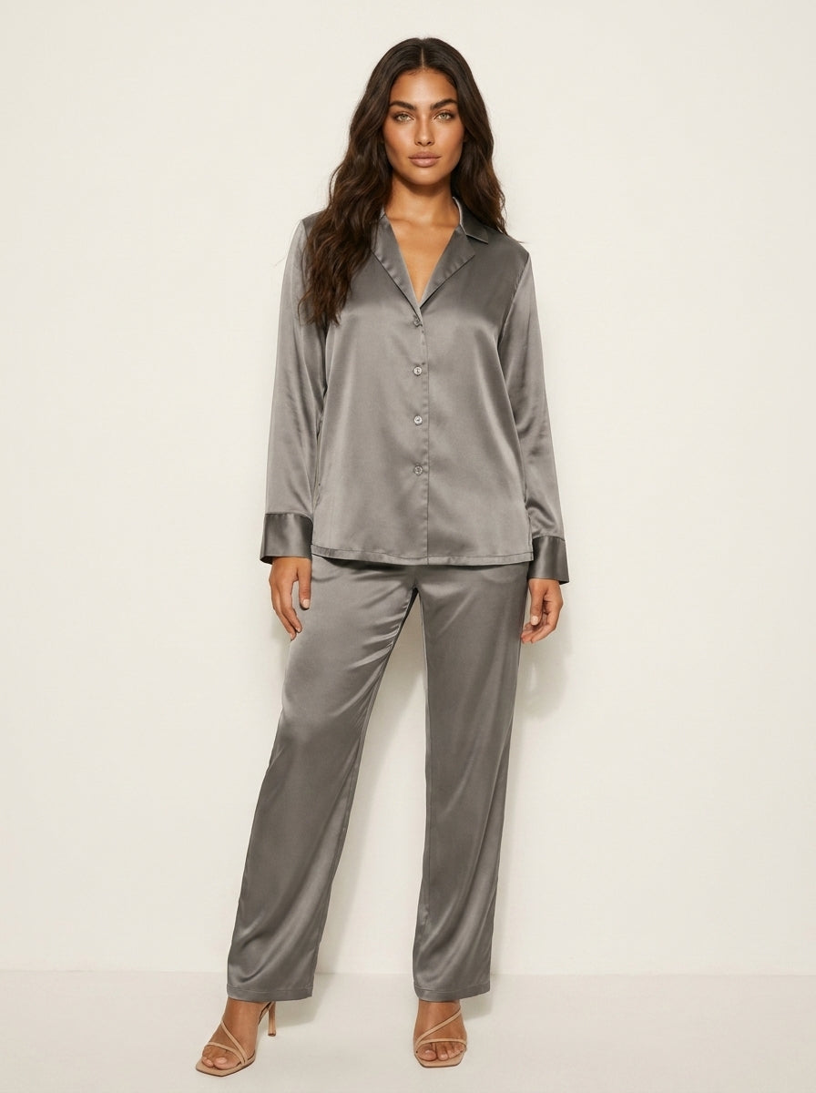 Silky Satin Pyjama Set - Isabella