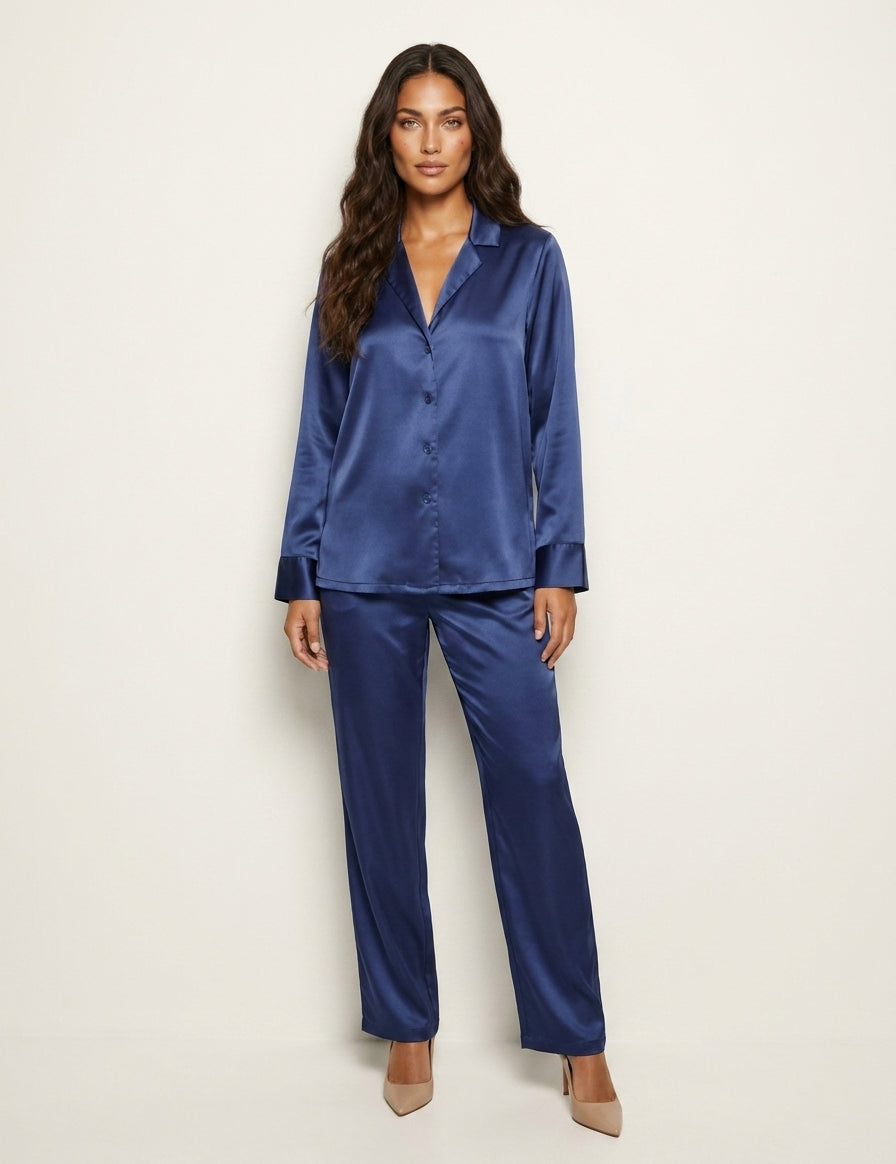 Silky Satin Pyjama Set - Isabella
